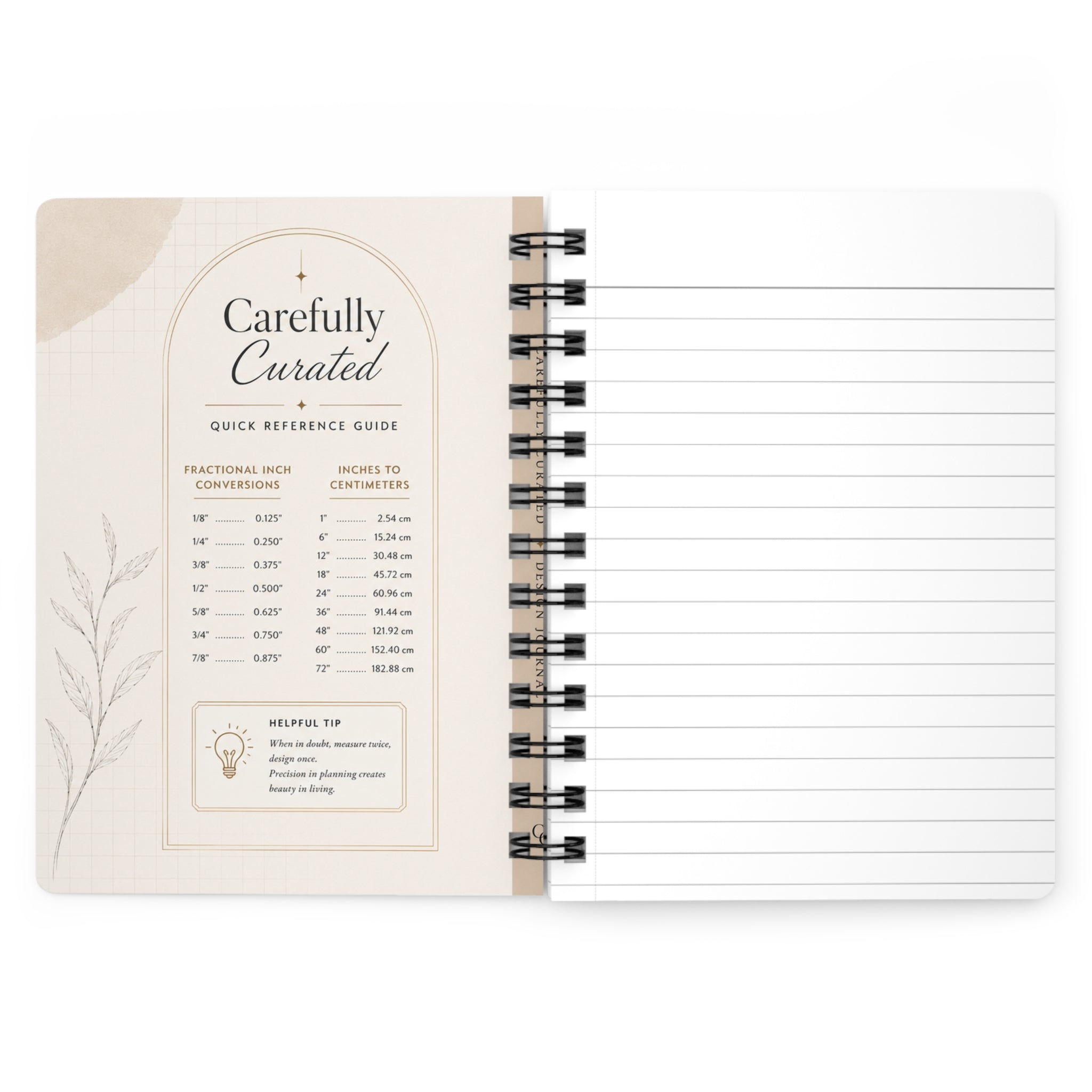 Spiral Bound Journal — Notebook for Designers & Architects