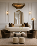Maison Mocha Living Room Design Package™ | Parisian-Inspired Living Room Collection